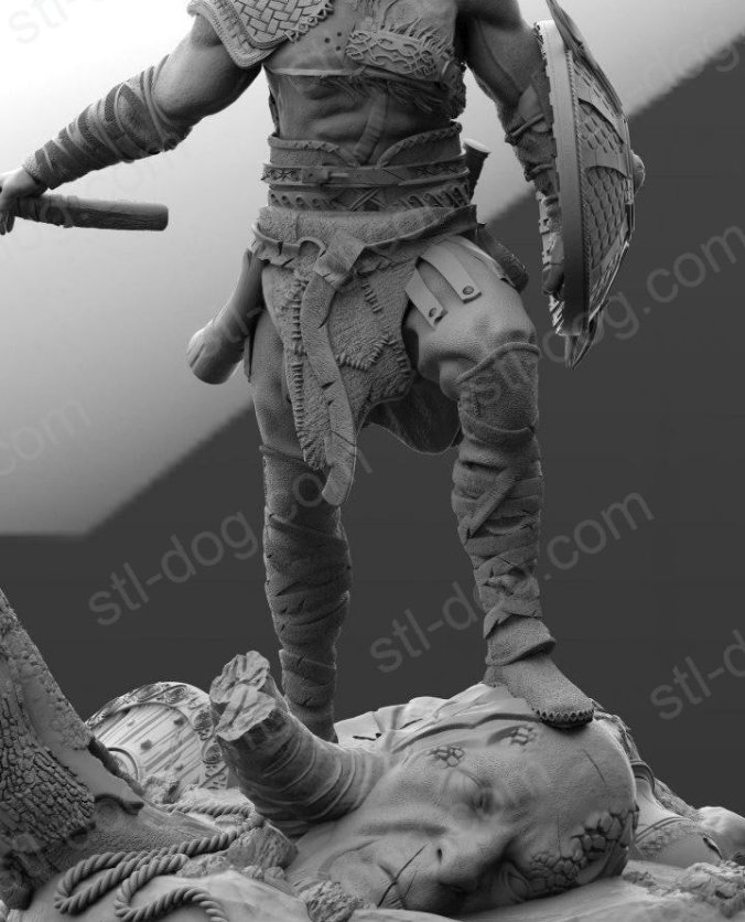 战神 奎托斯 God of War  (Kratos) 3D打印图纸